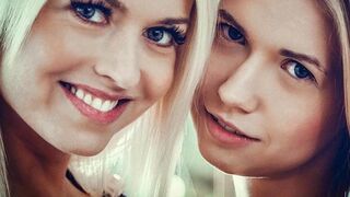 Érett szőkék szenvedélyes ölelései Lena Love és Violette Pink társaságában
