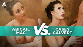 NURU MASSZÁZS - MASSZÁZS CSATA! Abigail Mac ellen Casey Calvert